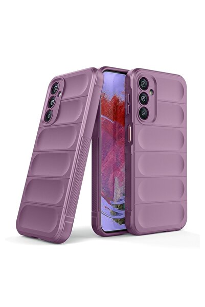 Optim Solution Husa Buffer cu Microfibra pentru Samsung Galaxy S25 Plus, Flexible TPU, Mov