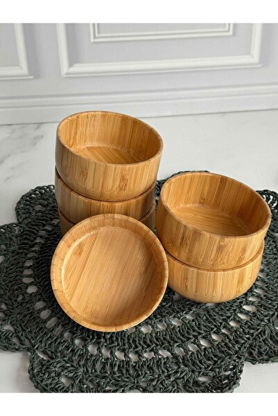 ROSSEV Bamboo Bowl Set of 6