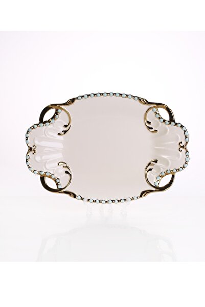 Generic طبق تقديم بورسلين متوسط