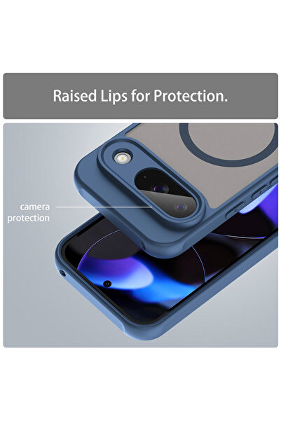 Optim Solution Θήκη IcyAura για Google Pixel 10 Pro, λειτουργία MagSafe, μπλε