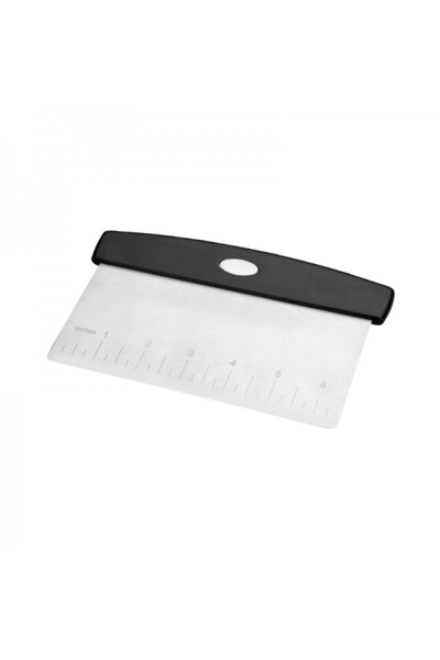 Lacor Stainless steel scraper for dough and herbs, 16.5x10.5 cm