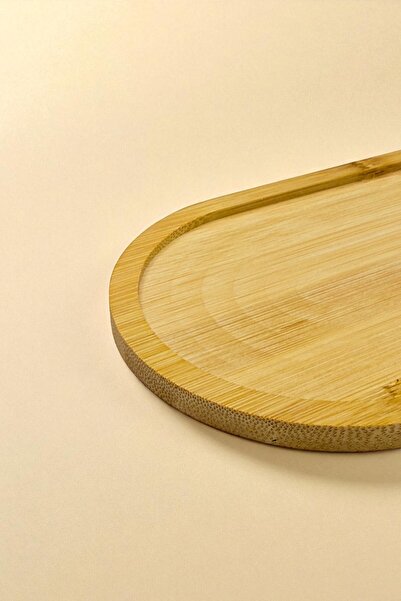 Kitchen Way Bamboo Oval Oil Pot Base 23 cm Kw-150