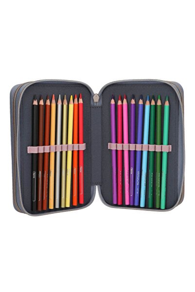 Top Model Pencil case equipped with 3 zippers TOPModel Miss Melody 3D