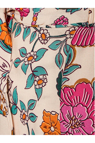 MAAJİ Γυναικεία Μίντι Φούστα PT1572CKL007 Πολύχρωμη, Ροζ