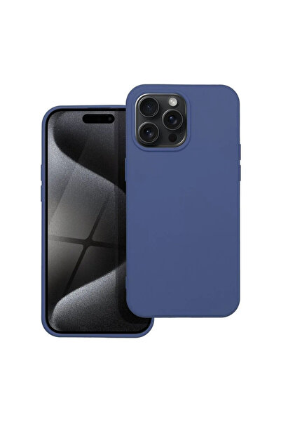 Optim Solution Husa pentru Apple iPhone 16, Silicon, Microfibra, Albastru