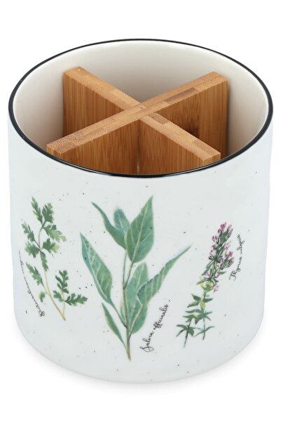 Generic حامل أدوات مائدة من البورسلين بتصميم أنيق ونمط أنيق من إيزي لايف سبا، متعدد الألوان