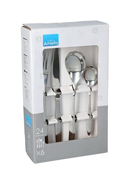 Amefa 24-piece silver cutlery set