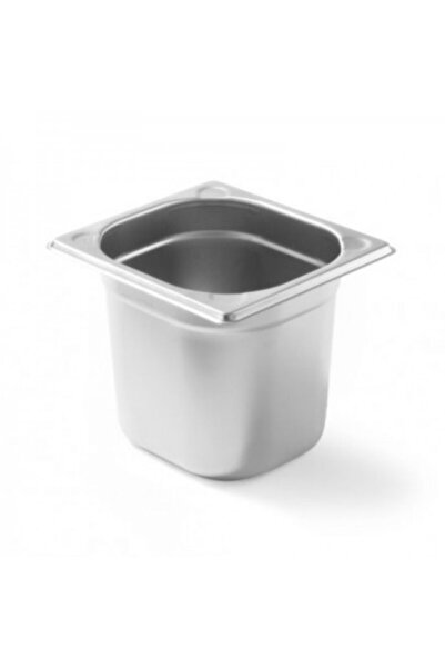 HENDI Tavă gastronorm din oțel inoxidabil, Kitchen Line GN 1/6, înălțime 200 ...