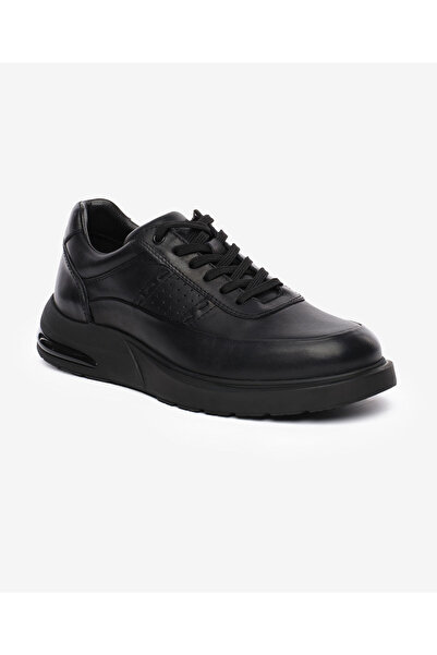 Greyder Erkek Siyah Hakiki Deri Ayakkabı 5K1UA18740