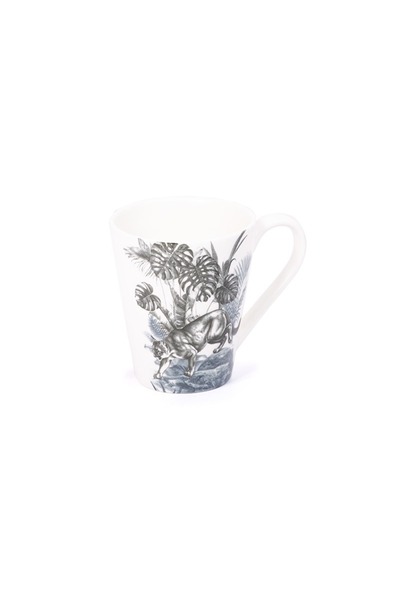 bello 350ml gray porcelain mug
