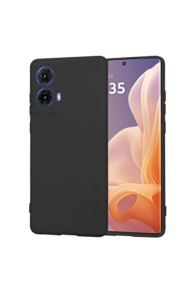 Optim Solution Husa Silicon Microfibra pentru Motorola Moto G85, PerfectFit, ...