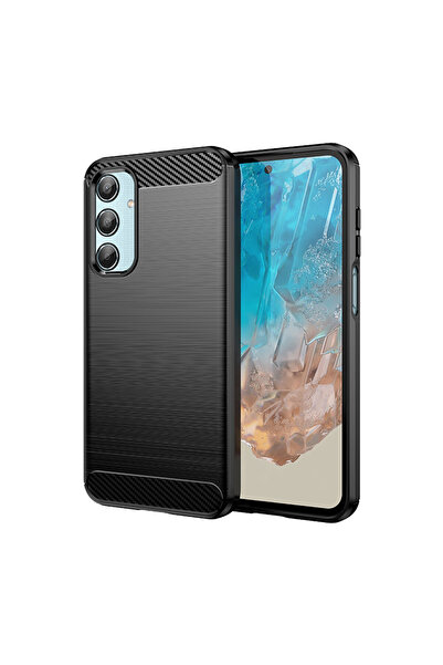 Optim Solution Husa Carbon Resistance pentru Samsung Galaxy M35, Anti-Soc, Negru