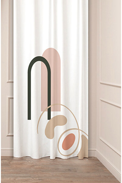 GREENDECOR Patterned Geometric Striped Authentic Special Design Digital Print...