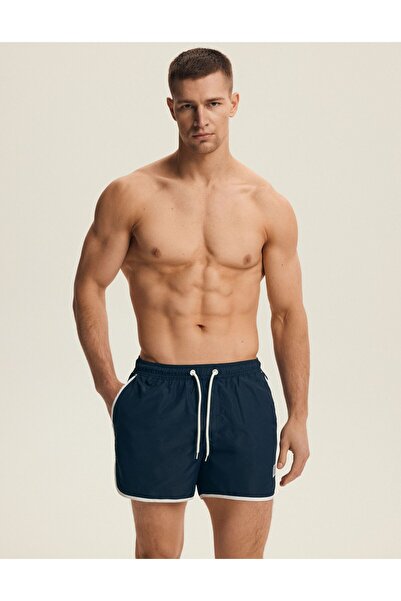 Henderson Men's Swimming Shorts Quick Dry with Pockets Retro Style Beach Pool | Omaha