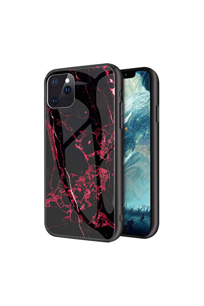 Optim Solution Husa cu Spate din Sticla pentru Apple iPhone 11 Pro, Colorful,...