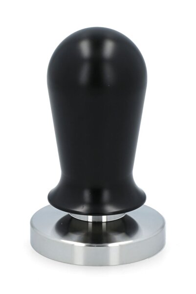 Bien Servi مكبس قهوة بضغط معاير من الفولاذ المقاوم للصدأ باللونين الأسود والفضي 58 ملم