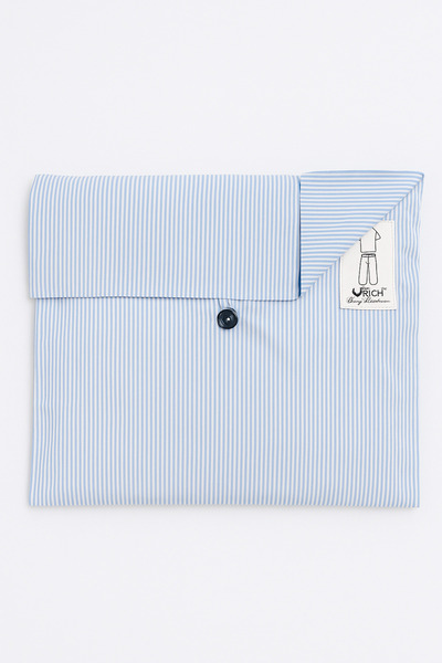 Rich Чоловічий піжамний комплект із смугастим малюнком, 100% бавовна, з сумкою