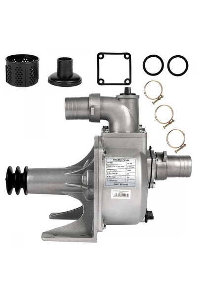 Brillo Cap motopompa 2 toli,cu fulie dubla, toate accesoriile incluse