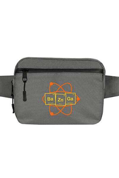 CrowsGate حقيبة خصر بازينجا ساينس باللون الرمادي