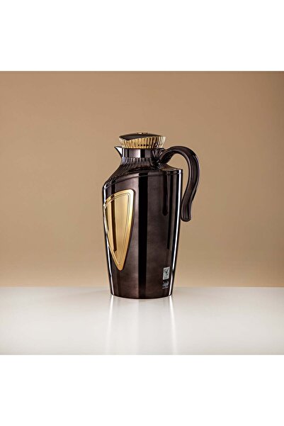 Radin 2 Pieces Vacuum Flask Set Gunmetal & Gold