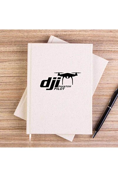 CrowsGate Dj Phantom Pilot Cream Unlined Canvas Notebook