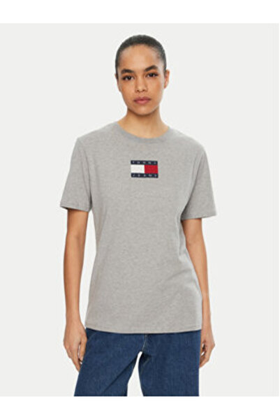 Tommy Jeans Women's T-Shirt DW0DW20461 Gray