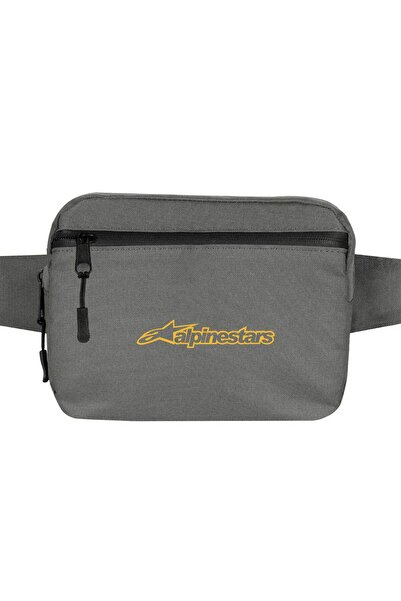 CrowsGate Alpinestars Logo Gold Waist Bag Gray Color