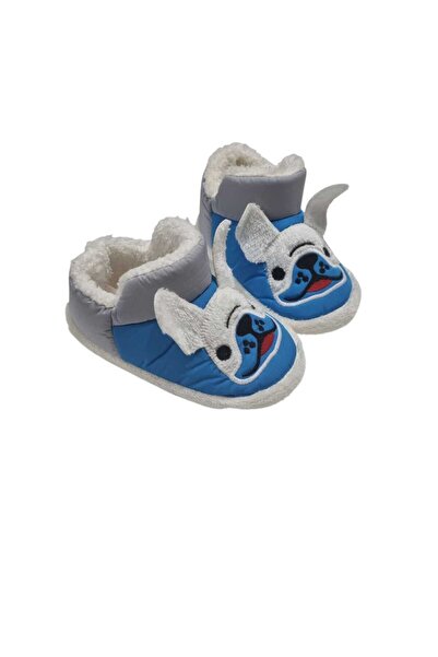 pearnight Köpekli Erkek Çocuk Panduf | Ev Ayakkabısı | Kreş Ayakkabısı