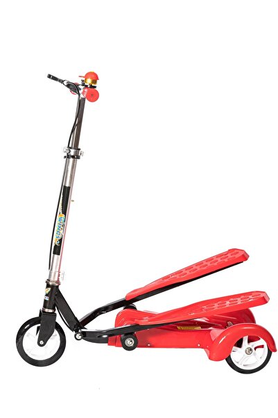 Generic سكوتر بـ 3 عجلات على شكل مقص مع جرس وفرامل يد