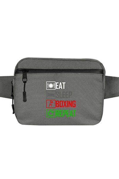 CrowsGate Бокс повторение чанта за кръста сив цвят