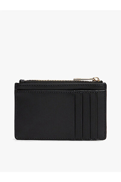 Tommy Hilfiger Th Icon Long Credit Women's Black Card Holder Aw0Aw17735Bds