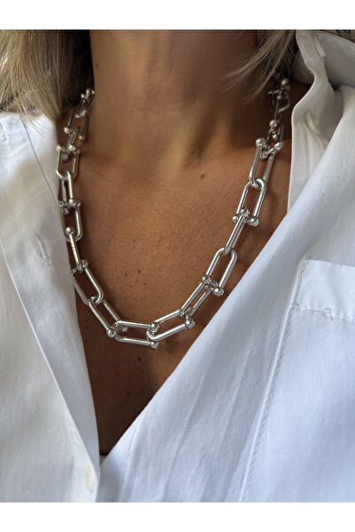 Rossetto Atelier قلادة تيف فضية