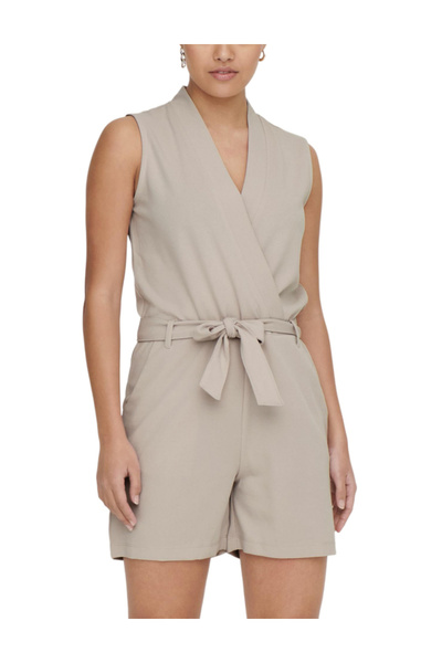 ONLY short jumpsuit, beige