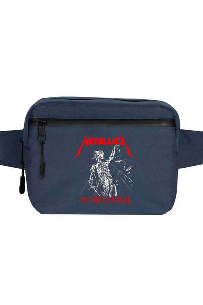 CrowsGate Τσάντα Metallica And Justice For All σε Ναυτικό Μπλε Χρώμα