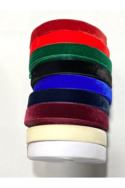 karantuhafiye Βελούδινη κορδέλα / 3 εκ. / 2 μέτρα / k557 κρεμ