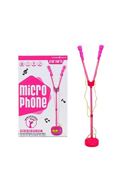 Generic ميكروفون يعمل بالبطارية مع الضوء والموسيقى