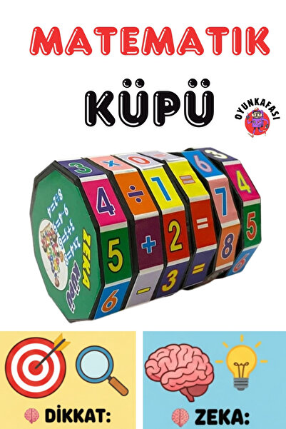 OYUNKAFASI EĞİTİCİ 4 İŞLEM MATEMATİK ZEKA KÜPÜ