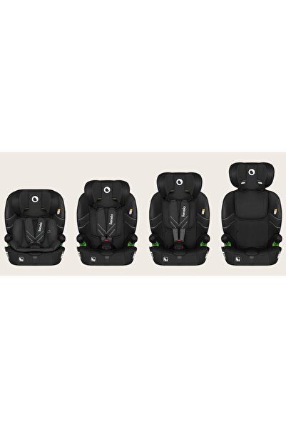 Lionelo Scaun auto Levi Fix i-Size, universal, instalare orientată cu fața spre direcția de mers, tetieră reglabilă