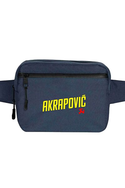 CrowsGate Geantă de talie cu logo Akrapovic Culoare bleumarin
