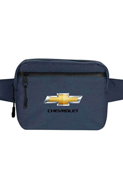 CrowsGate Geantă cu logo Chevrolet Culoare bleumarin