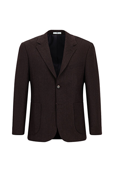 Kiğılı Regular Fit Eyelet Wool Classic Jacket