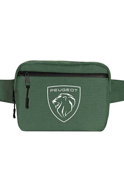 CrowsGate Geantă cu logo Peugeot Culoare verde