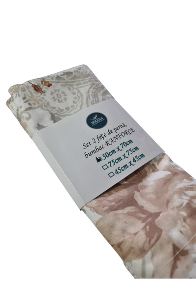 Solena Set of 2 cotton pillowcases Ranforce