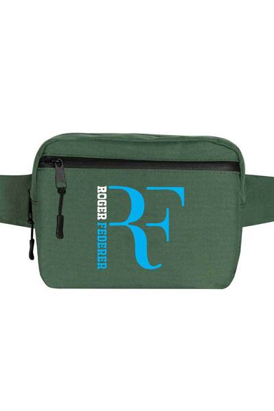 CrowsGate Roger F. Blue Logo Waist Bag Green Color