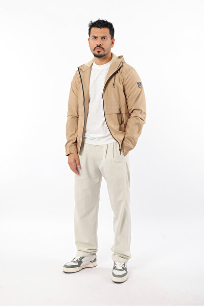 Rodrigo Men's Sports Seasonal Lined Hooded Waterproof Windproof Raincoat