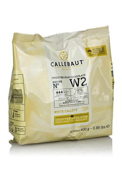 Callebaut Ciocolata alba fina W2 - 400g - 28% - Callebaut®