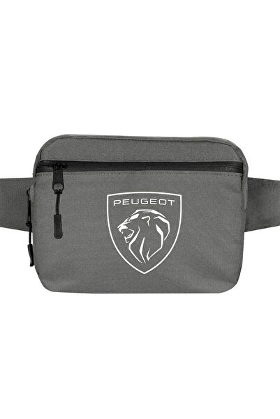 CrowsGate Geantă cu logo Peugeot Culoare gri