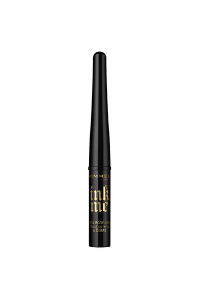 Rimmel Tuș de ochi lichid Ink Me Glam 001 Pitch Black, 3,5 ml