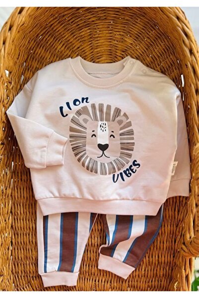 MONVOİ Lion Baskilimevsi̇mli̇k Men's Double Suit