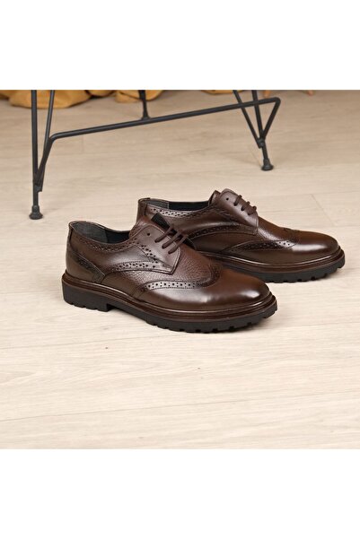 shot night Pantofi clasici cu șireturi din piele naturală